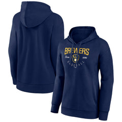 Milwaukee Brewers Women's Live For It Pullover Hoodie - MLB Hoodies