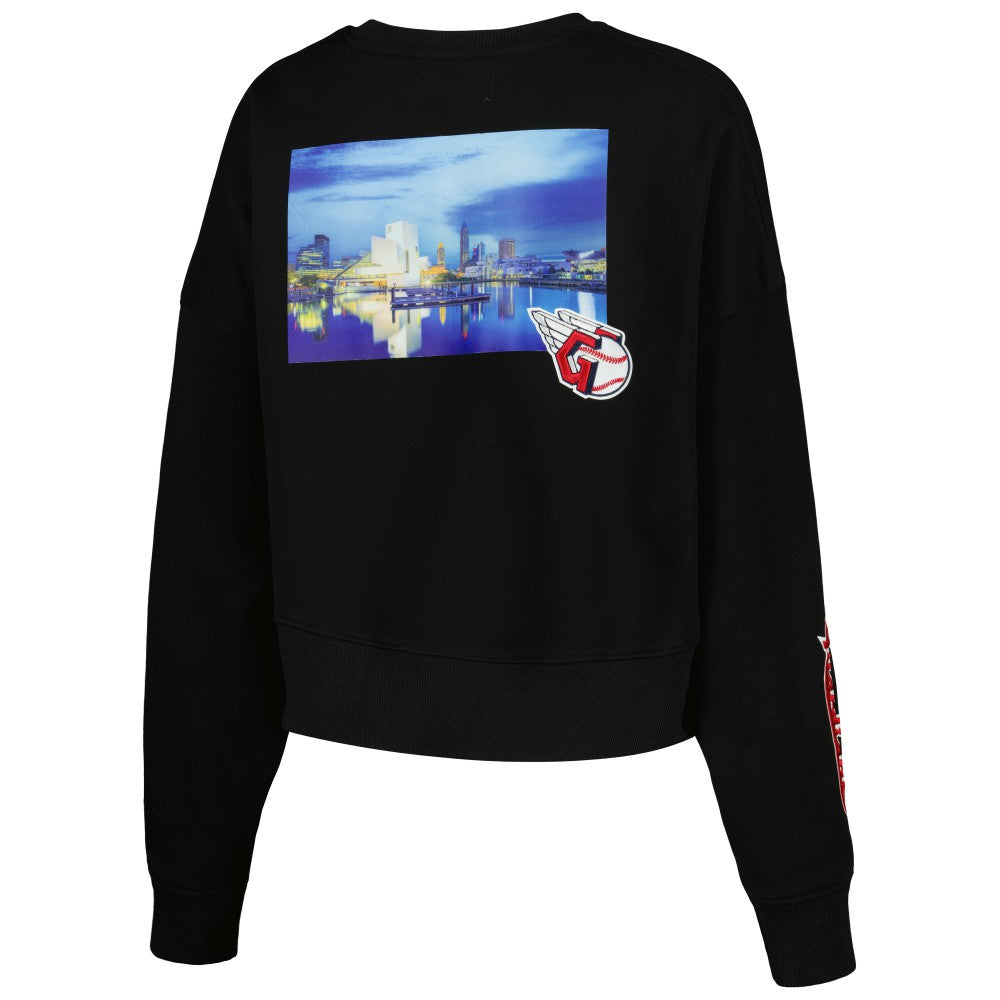 Cleveland Guardians Pro Standard Women's City Scape Pullover Sweatshirt - MLB Pullover