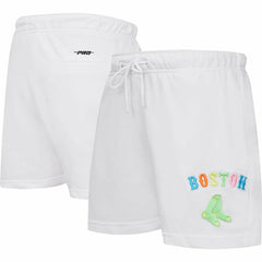 Boston Red Sox Pro Standard Women's Washed Neon Shorts - MLB Shorts