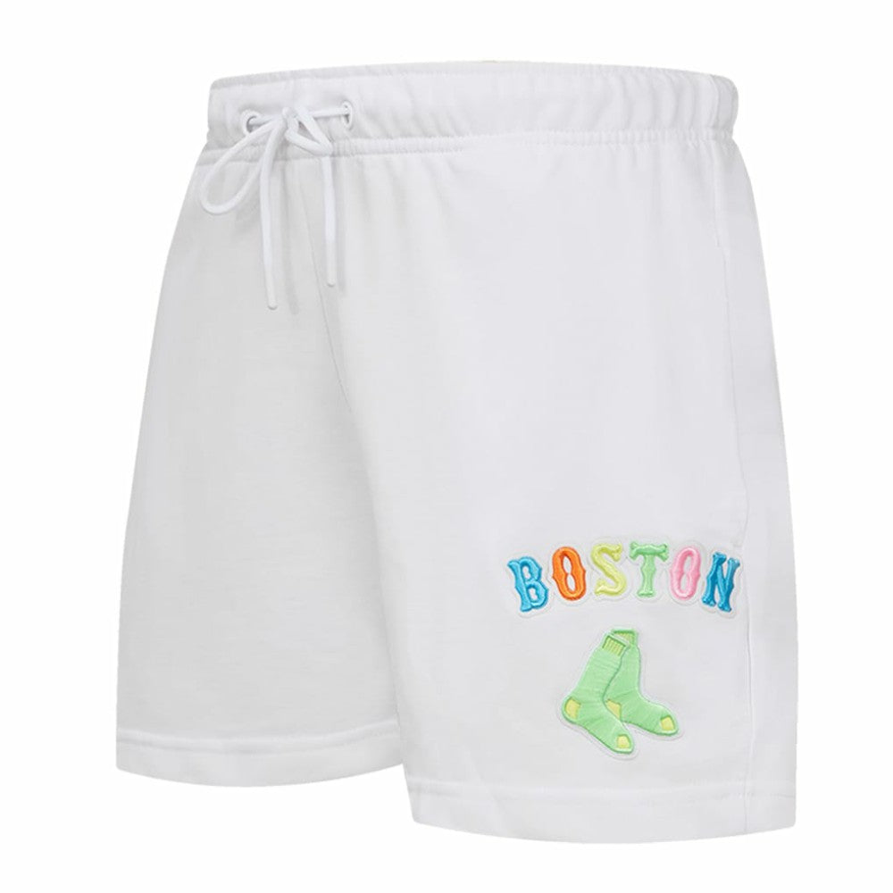 Boston Red Sox Pro Standard Women's Washed Neon Shorts - MLB Shorts