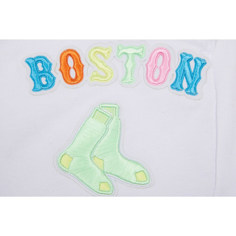 Boston Red Sox Pro Standard Women's Washed Neon Shorts - MLB Shorts