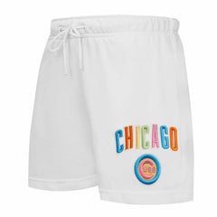 Chicago Cubs Pro Standard Women's Washed Neon Shorts - MLB Shorts