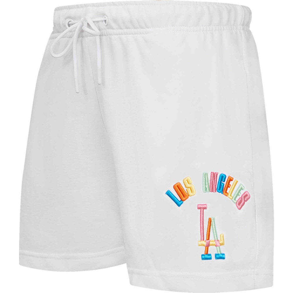 Los Angeles Dodgers Pro Standard Women's Washed Neon Shorts - MLB Shorts