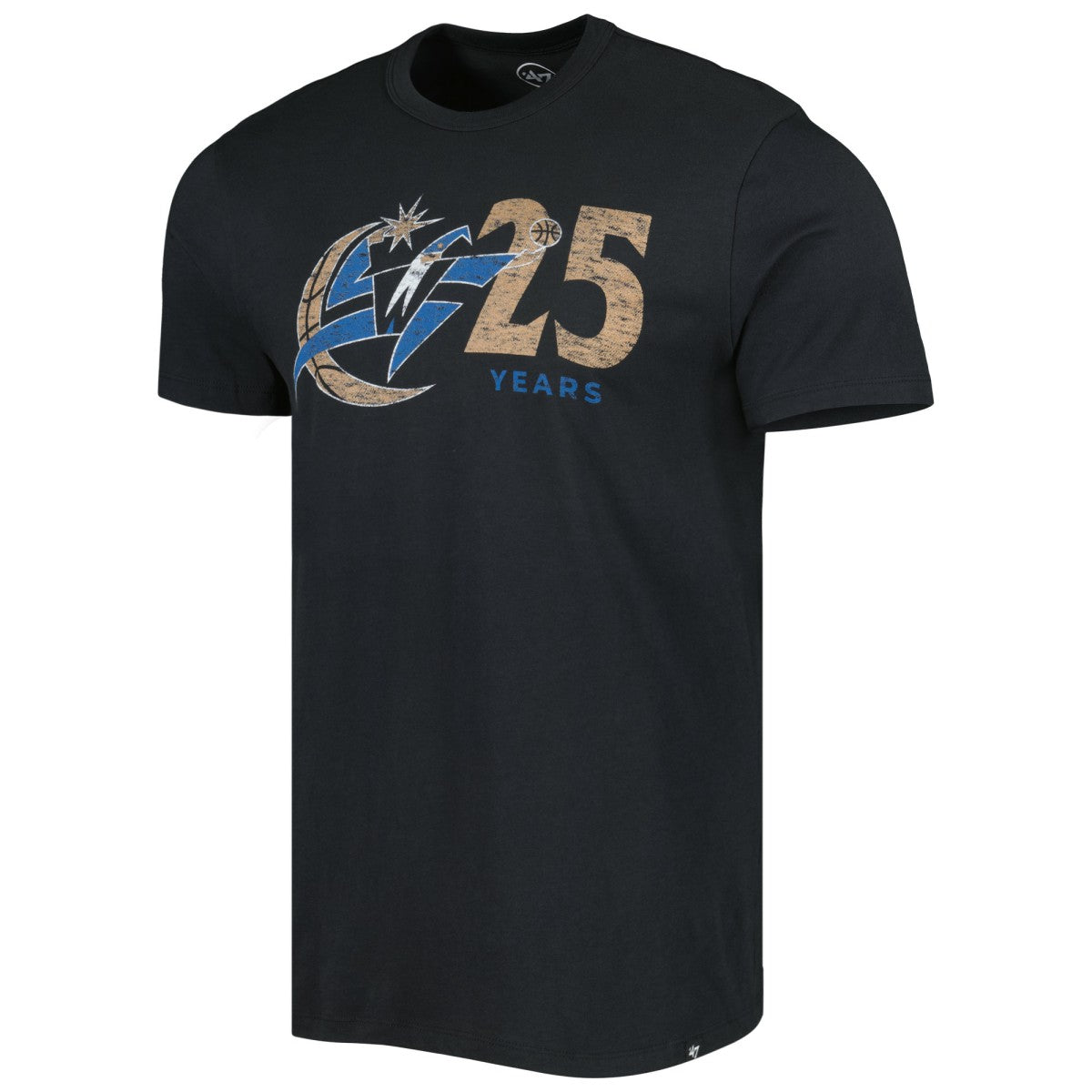 Black Washington Wizards '47 25th Anniversary T-Shirt | NBA