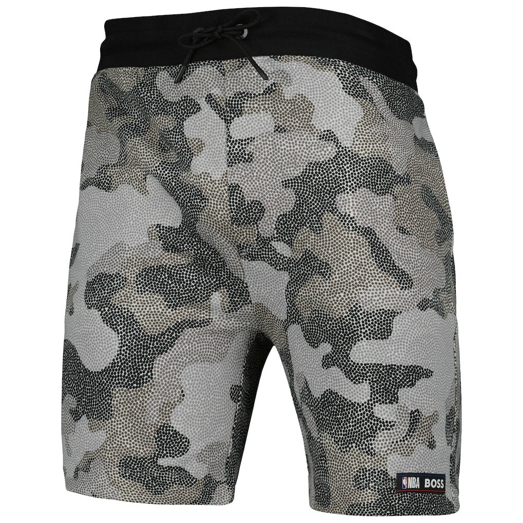 Black Chicago Bulls NBA x Hugo Boss Slam Camo Shorts | NBA