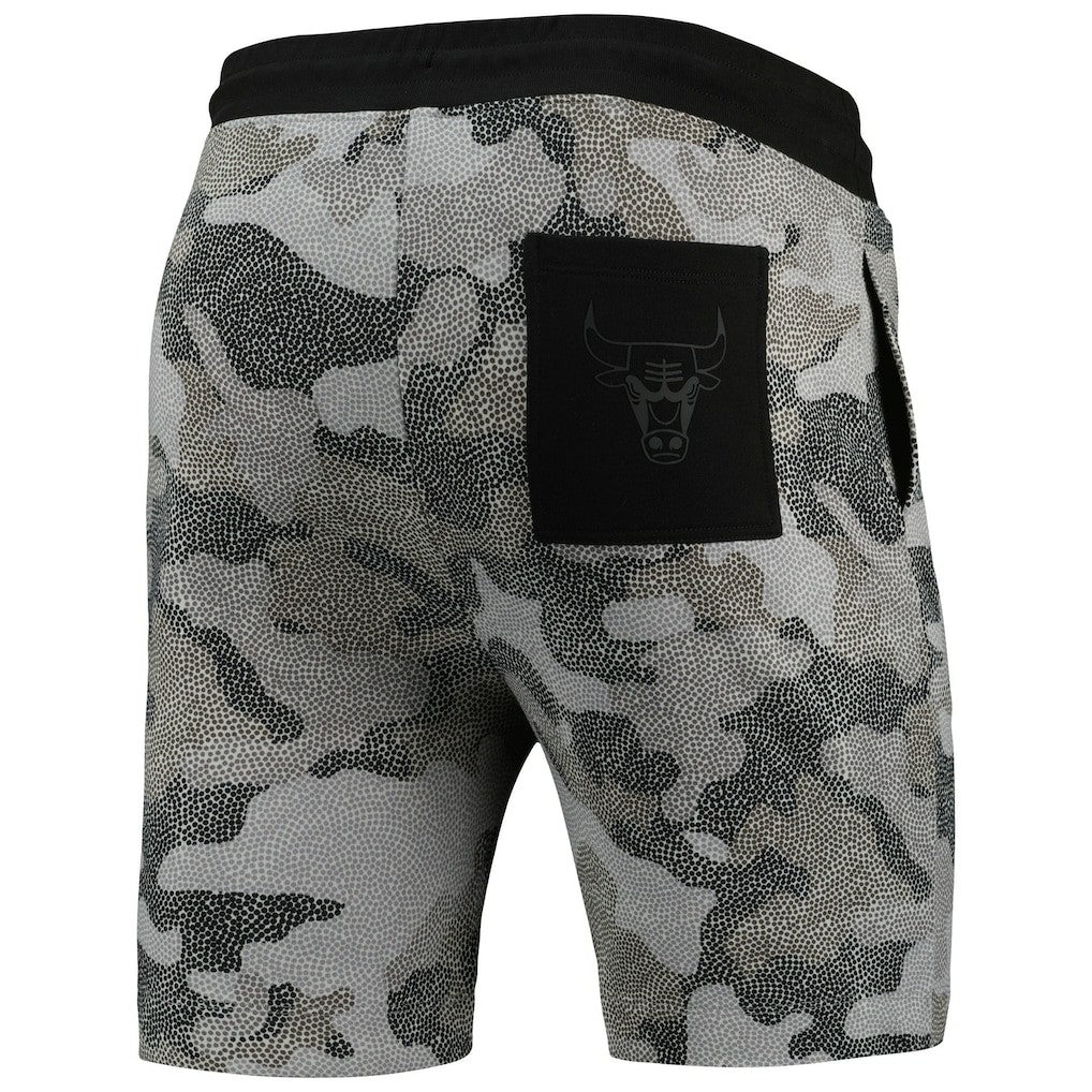 Black Chicago Bulls NBA x Hugo Boss Slam Camo Shorts | NBA