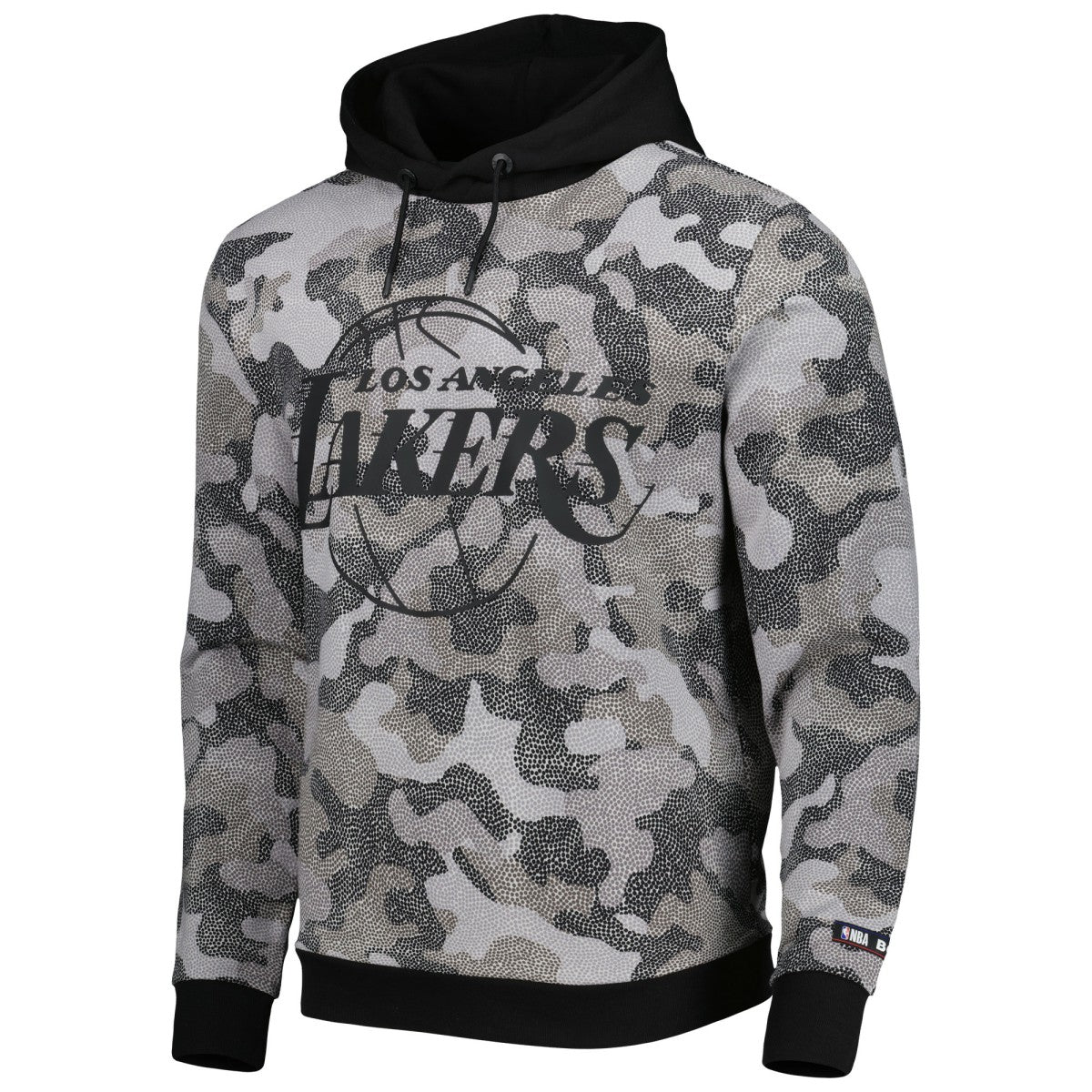 Black Los Angeles Lakers Hugo Boss x NBA Camo Pullover Hoodie | NBA
