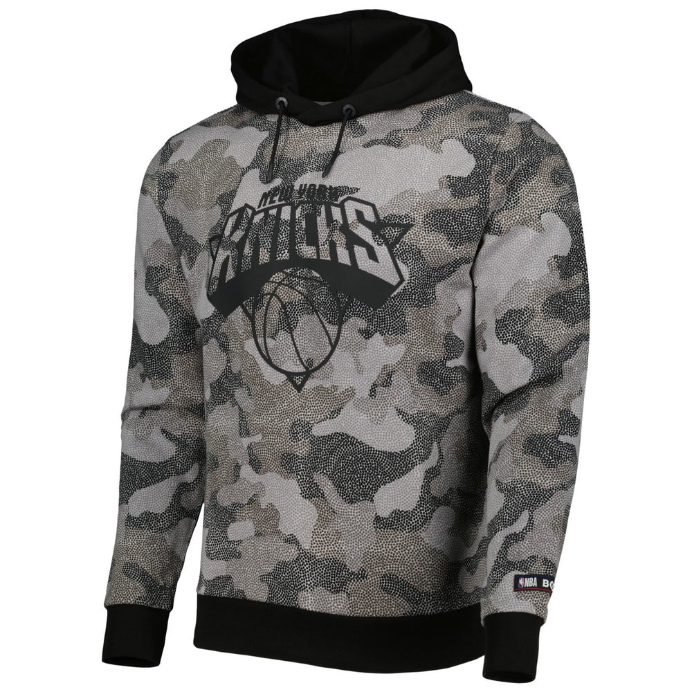 Black New York Knicks Hugo Boss Camo Pullover Hoodie | NBA