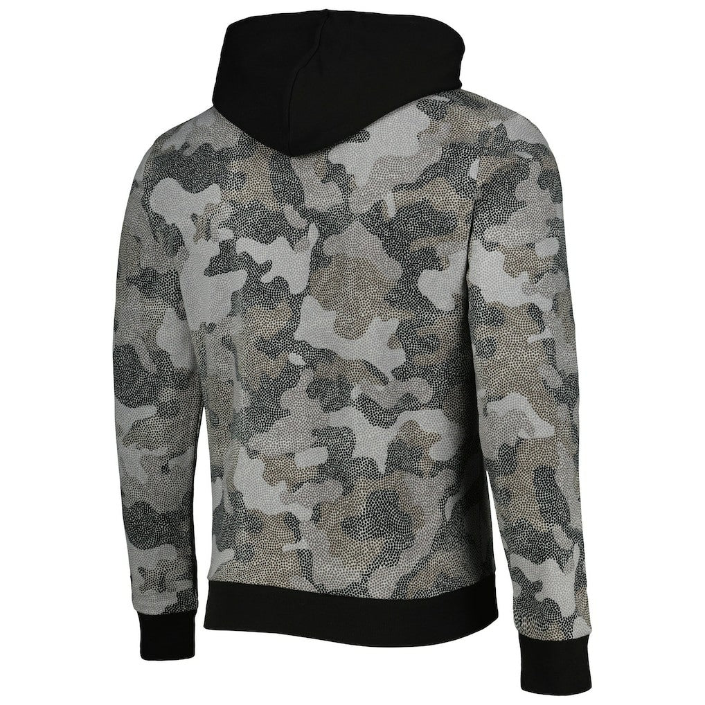 Black Brooklyn Nets Hugo Boss Camo Pullover Hoodie | NBA