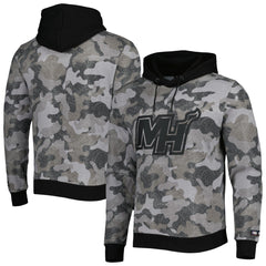 Black Miami Heat Hugo Boss Camo Pullover Hoodie | NBA
