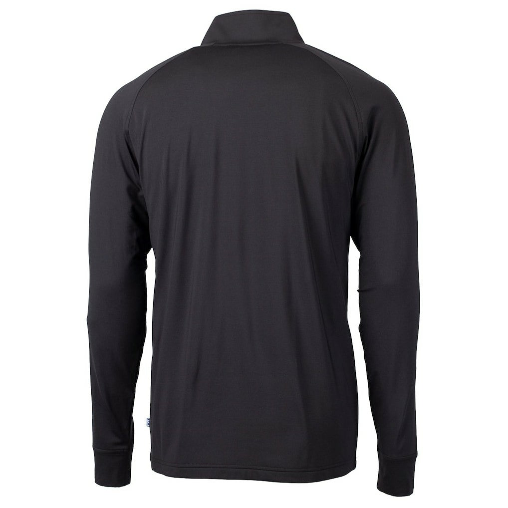 Cleveland Browns Cutter & Buck Adapt Eco Knit Stretch Recycled Big & Tall Quarter-Zip Throwback Pullover Top | NFL US