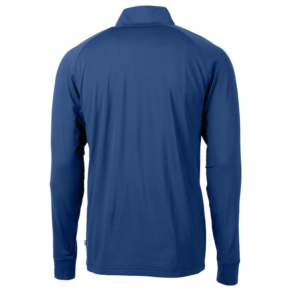 Seattle Seahawks Cutter & Buck Adapt Eco Knit Stretch Recycled Big & Tall Quarter-Zip Throwback Pullover Top | NFL On sale
