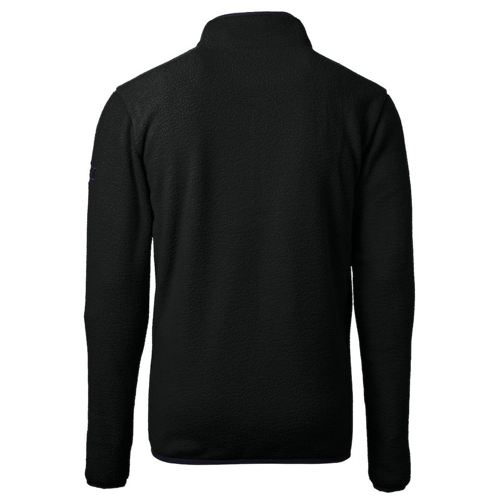 Las Vegas Raiders Cutter & Buck Cascade Eco Sherpa Fleece Big & Tall Quarter-Zip Throwback Jacket | NFL Sale