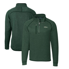 New York Jets Cutter & Buck Mainsail Sweater-Knit Big & Tall Half-Zip Pullover Jacket | NFL Hot