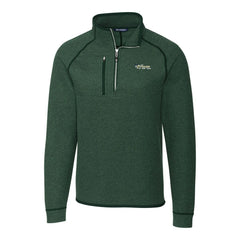 New York Jets Cutter & Buck Mainsail Sweater-Knit Big & Tall Half-Zip Pullover Jacket | NFL Hot