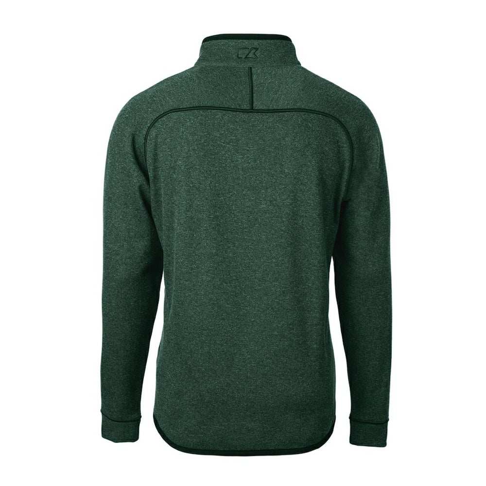 New York Jets Cutter & Buck Mainsail Sweater-Knit Big & Tall Half-Zip Pullover Jacket | NFL Hot