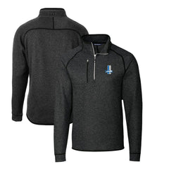 Detroit Lions Cutter & Buck Mainsail Sweater-Knit Big & Tall Half-Zip Pullover Jacket | NFL Online