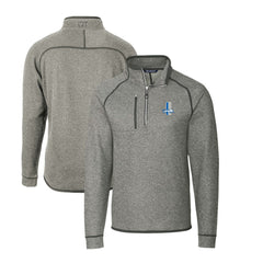 Detroit Lions Cutter & Buck Mainsail Sweater-Knit Big & Tall Half-Zip Pullover Jacket | NFL Discount