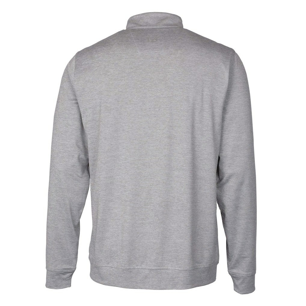 Atlanta Falcons Cutter & Buck Stealth Heathered Big & Tall Throwback Logo Quarter-Zip Pullover Top | NFL Online