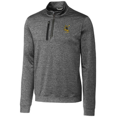 Pittsburgh Steelers Cutter & Buck Stealth Heathered Big & Tall Throwback Logo Quarter-Zip Pullover Top | NFL Online