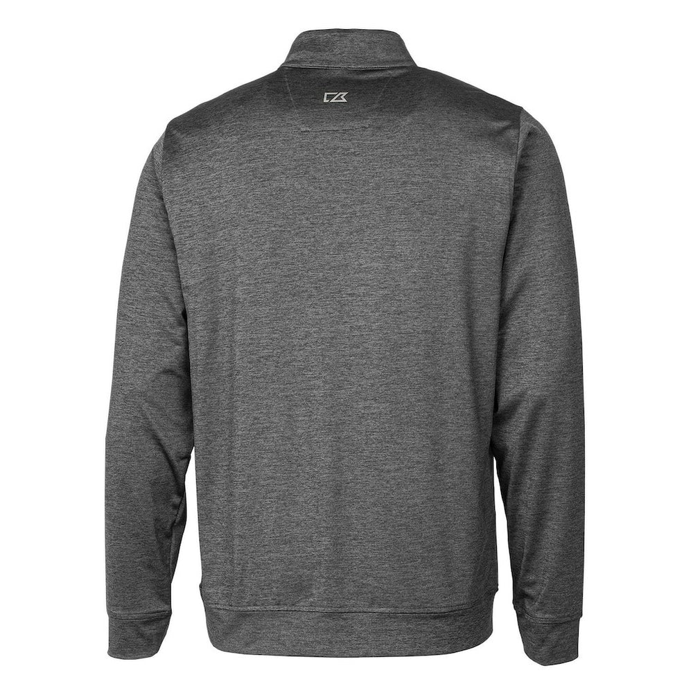 Pittsburgh Steelers Cutter & Buck Stealth Heathered Big & Tall Throwback Logo Quarter-Zip Pullover Top | NFL Online