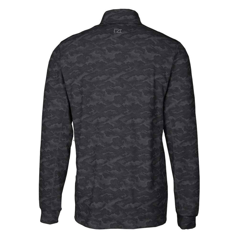 Indianapolis Colts Cutter & Buck Throwback Logo Big & Tall Traverse Camo Print Stretch Quarter-Zip Pullover Top | NFL Hot