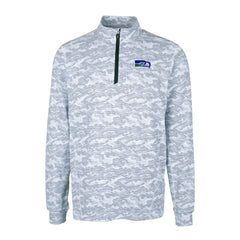 Seattle Seahawks Cutter & Buck Throwback Logo Big & Tall Traverse Camo Print Stretch Quarter-Zip Pullover Top | NFL US