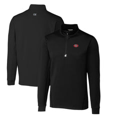 San Francisco 49ers Cutter & Buck Throwback Logo Traverse Stretch Quarter-Zip Big & Tall Pullover Top | NFL Online