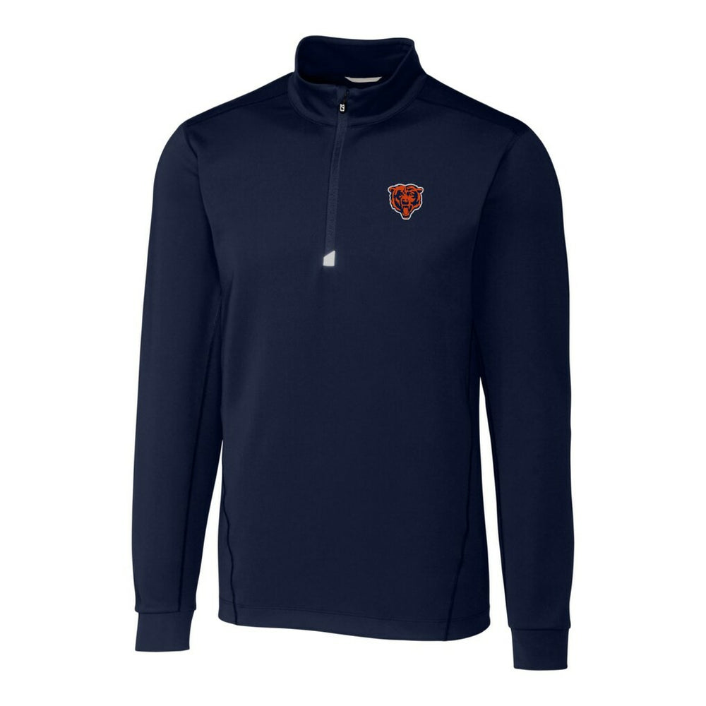 Chicago Bears Cutter & Buck Throwback Logo Traverse Stretch Quarter-Zip Big & Tall Pullover Top | NFL US