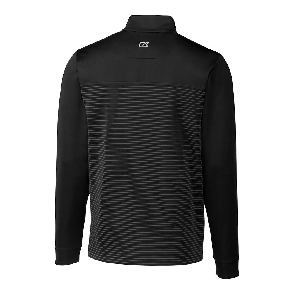 San Francisco 49ers Cutter & Buck Throwback Logo Traverse Stripe Stretch Quarter-Zip Big & Tall Pullover Top | NFL New