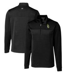 Green Bay Packers Cutter & Buck Throwback Logo Traverse Stripe Stretch Quarter-Zip Big & Tall Pullover Top | NFL Outlet