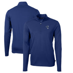 Indianapolis Colts Cutter & Buck Throwback Logo Virtue Eco Pique Recycled Quarter-Zip Big & Tall Pullover Top | NFL US