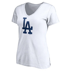 Los Angeles Dodgers Women's Official Logo V-Neck T-Shirt - MLB T-shirts
