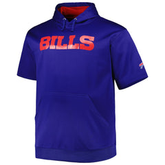 Buffalo Bills Josh Allen  Big & Tall Short Sleeve Pullover Hoodie | NFL Outlet