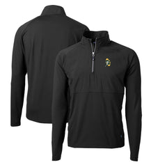 Green Bay Packers Cutter & Buck Adapt Eco Knit Hybrid Throwback Recycled Quarter-Zip Pullover | NFL New