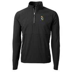 Green Bay Packers Cutter & Buck Adapt Eco Knit Hybrid Throwback Recycled Quarter-Zip Pullover | NFL New