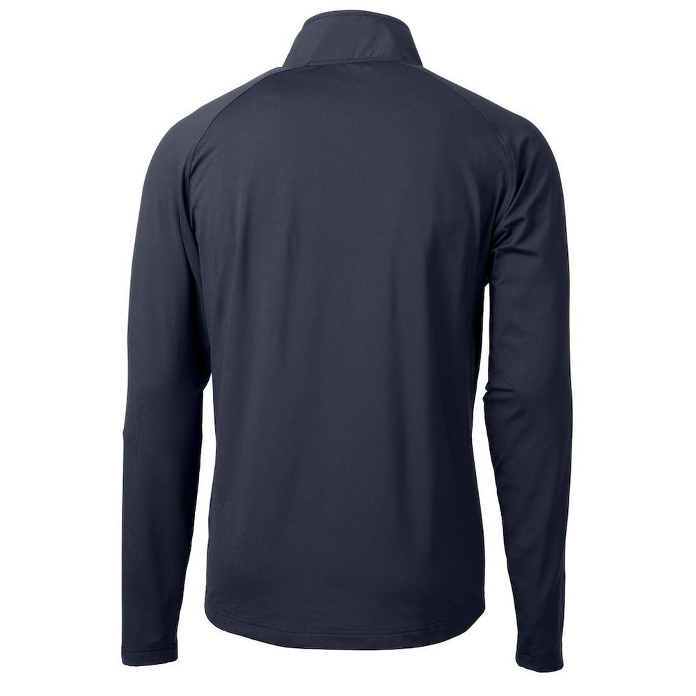 Chicago Bears Cutter & Buck Adapt Eco Knit Hybrid Recycled Quarter-Zip Throwback Pullover Top | NFL Online