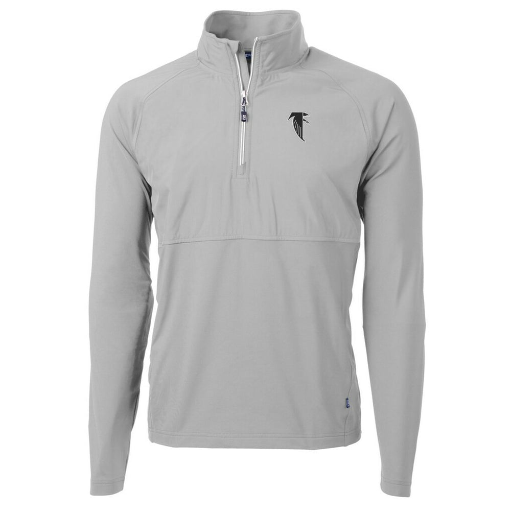 Atlanta Falcons Cutter & Buck Adapt Eco Knit Hybrid Recycled Quarter-Zip Throwback Pullover Top | NFL US