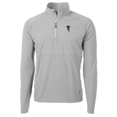 Atlanta Falcons Cutter & Buck Adapt Eco Knit Hybrid Recycled Quarter-Zip Throwback Pullover Top | NFL US