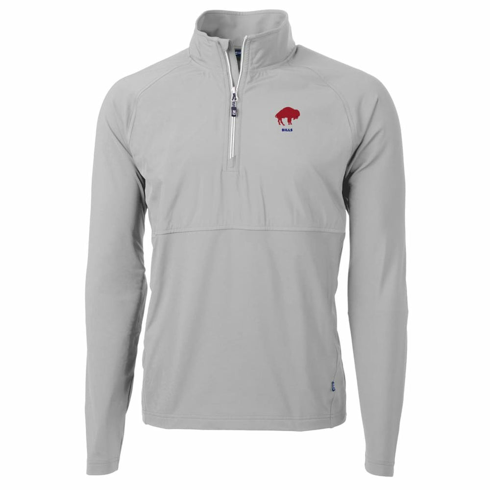 Buffalo Bills Cutter & Buck Adapt Eco Knit Hybrid Recycled Quarter-Zip Throwback Pullover Top | NFL Near me
