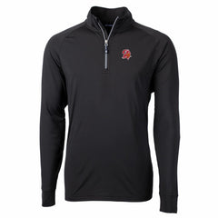 Tampa Bay Buccaneers Cutter & Buck Adapt Eco Knit Stretch Recycled Quarter-Zip Throwback Pullover Top | NFL Discount