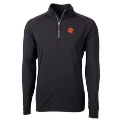 Cincinnati Bengals Cutter & Buck Adapt Eco Knit Stretch Recycled Quarter-Zip Throwback Pullover Top | NFL US