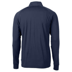 New York Giants Cutter & Buck Adapt Eco Knit Stretch Recycled Quarter-Zip Throwback Pullover Top | NFL Online