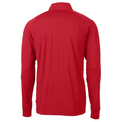 New England Patriots Cutter & Buck Adapt Eco Knit Stretch Recycled Quarter-Zip Throwback Pullover Top | NFL US