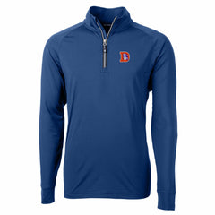 Denver Broncos Cutter & Buck Adapt Eco Knit Stretch Recycled Quarter-Zip Throwback Pullover Top | NFL Near me