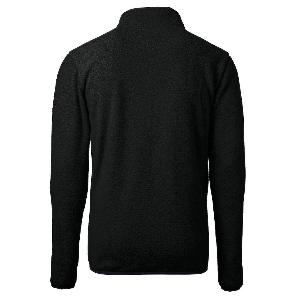 New Orleans Saints Cutter & Buck Throwback Eco Sherpa Fleece Quarter-Zip Pullover Jacket | NFL Sale
