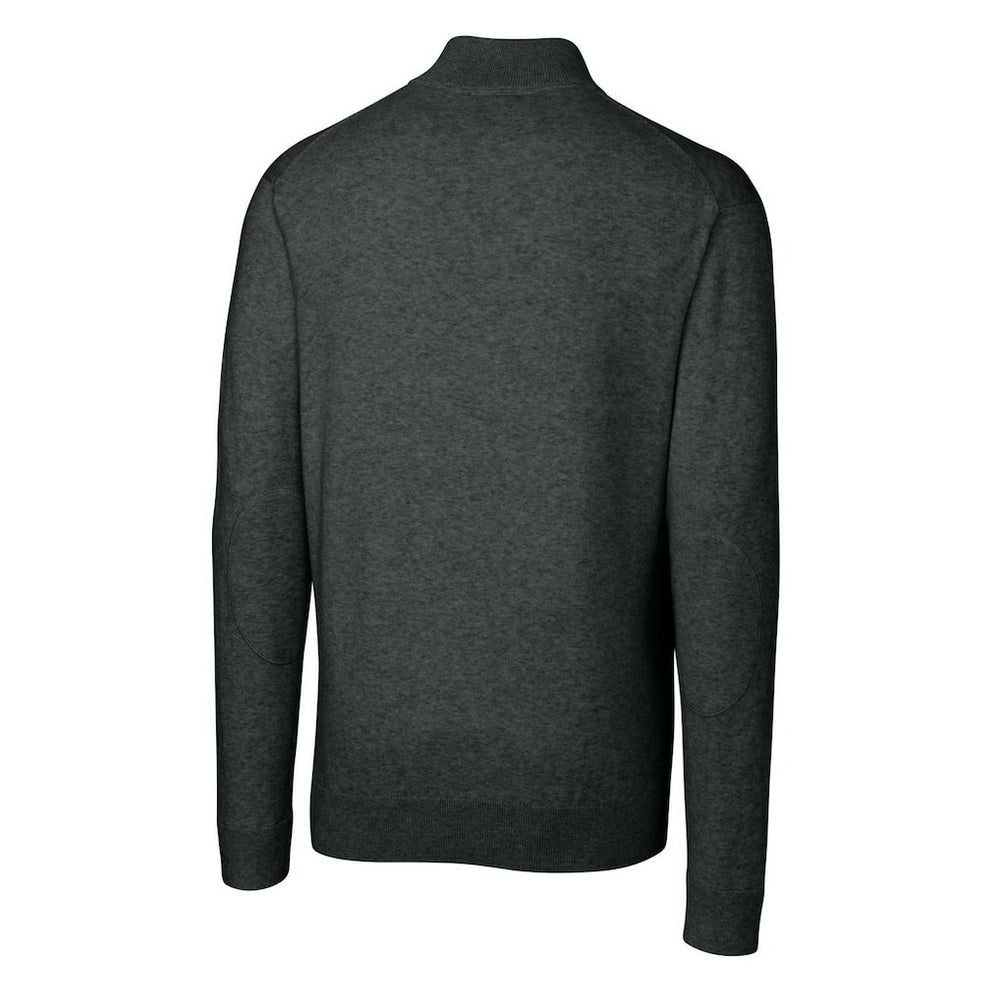 Cincinnati Bengals Cutter & Buck Throwback Logo Lakemont Tri-Blend Quarter-Zip Pullover Sweater | NFL Outlet