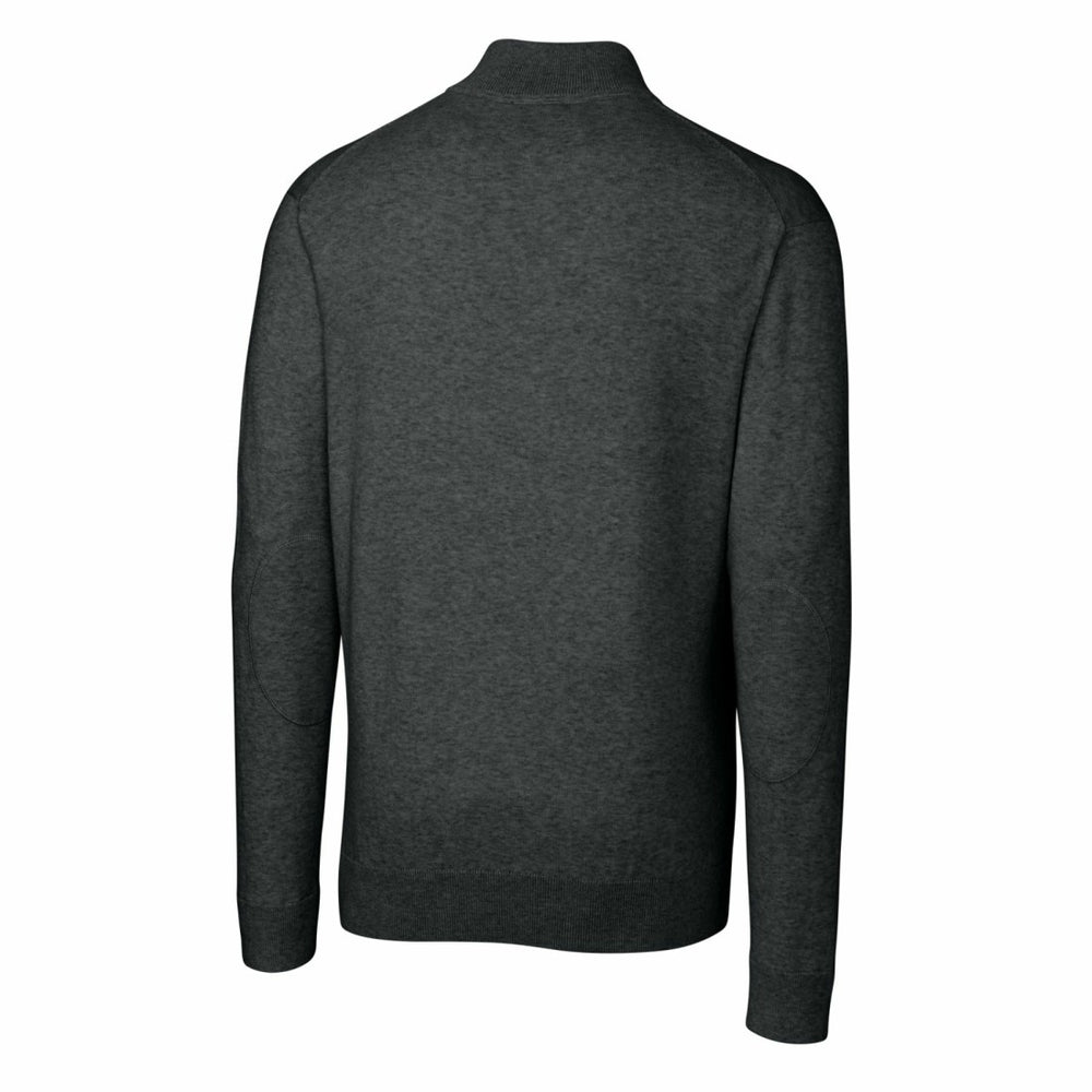 Detroit Lions Cutter & Buck Throwback Logo Lakemont Tri-Blend Quarter-Zip Pullover Sweater | NFL Discount
