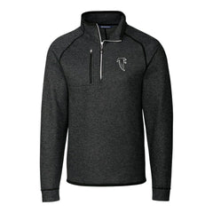 Atlanta Falcons Cutter & Buck Throwback Logo Mainsail Sweater-Knit Half-Zip Pullover Jacket | NFL Near me