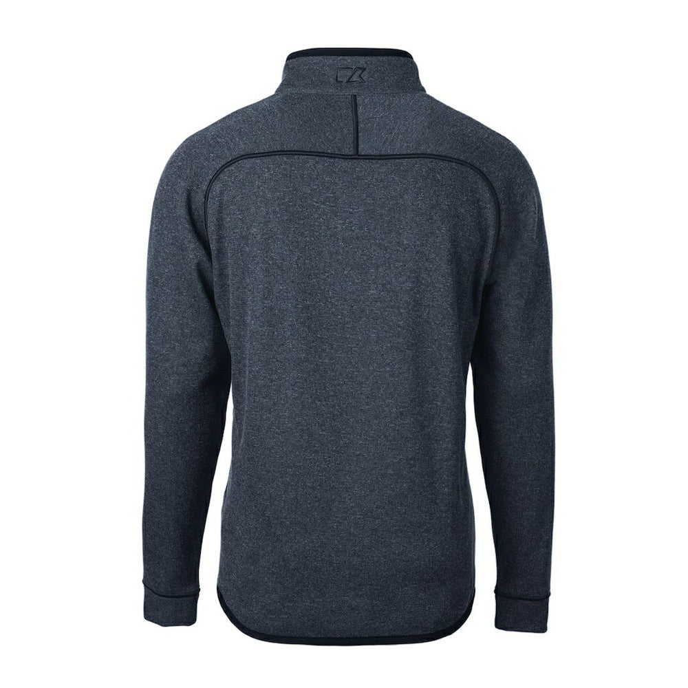 Chicago Bears Cutter & Buck Throwback Logo Mainsail Sweater-Knit Half-Zip Pullover Jacket | NFL Discount